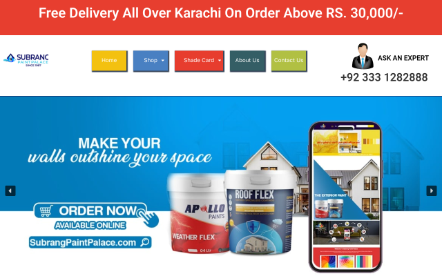 Screenshot of Sub Rang Paint Palace
